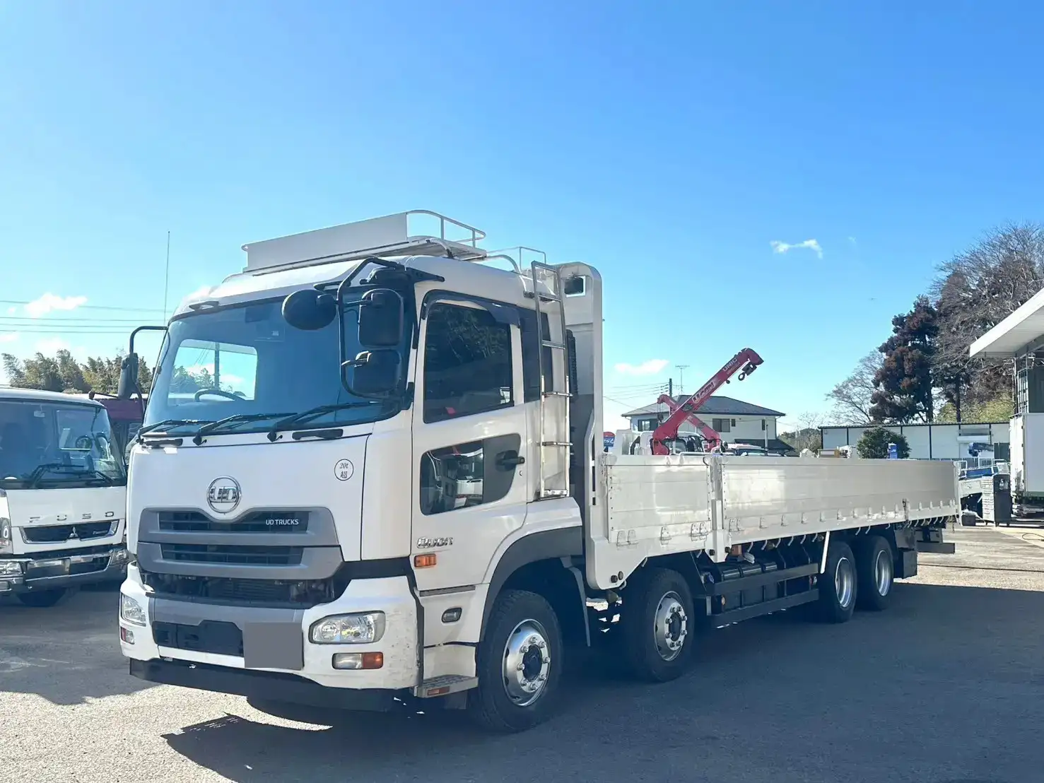 日産UD クオン 大型 平ボディ アルミブロック エアサス の中古トラック【車両No.182093】