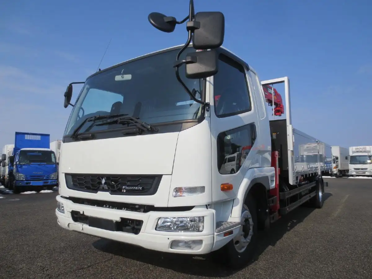 三菱 ファイター 中型/増トン クレーン付 アルミブロック 5段 の中古トラック【車両No.182167】
