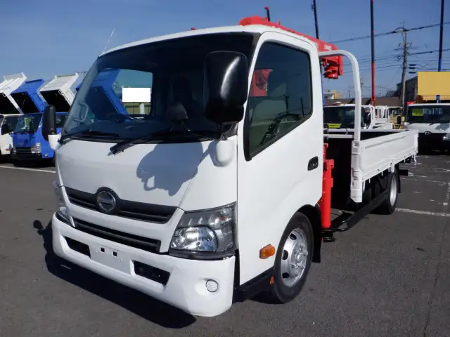 日野 デュトロ 小型 クレーン付 床鉄板 3段 の中古トラック【車両No.182223】