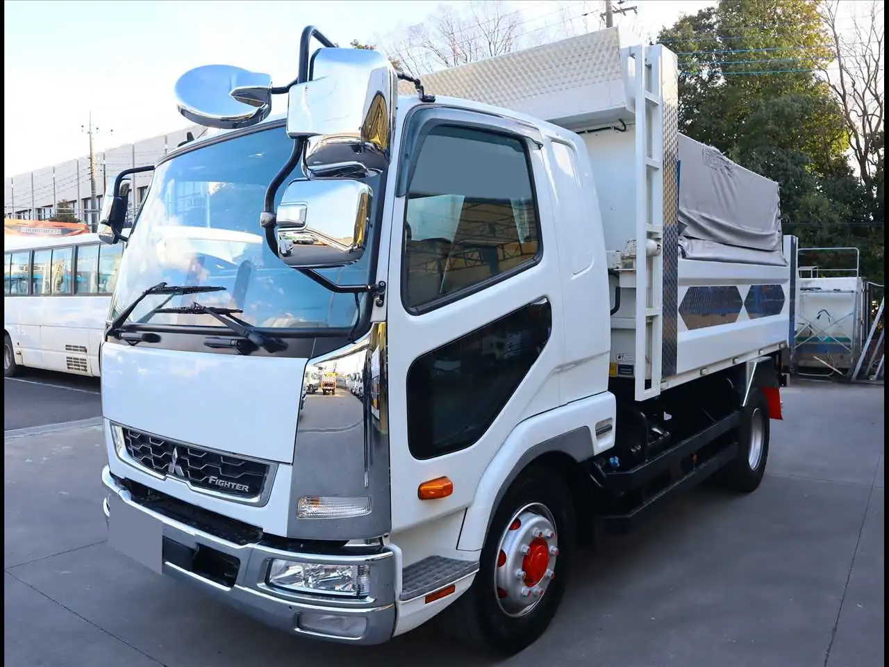 三菱 ファイター 中型/増トン ダンプ コボレーン ベッド の中古トラック【車両No.182361】