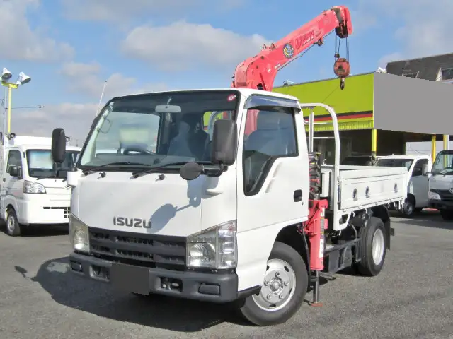 いすゞ エルフ 小型 クレーン付 3段 ラジコン の中古トラック【車両No.182436】