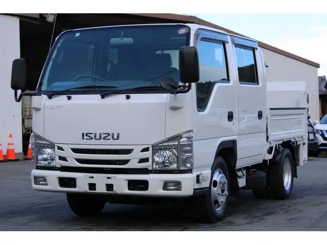 いすゞ エルフ 小型 平ボディ Wキャブ パワーゲート の中古トラック【車両No.182418】