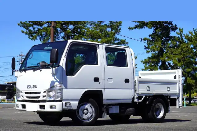 いすゞ エルフ 小型 平ボディ Wキャブ パワーゲート の中古トラック【車両No.182406】