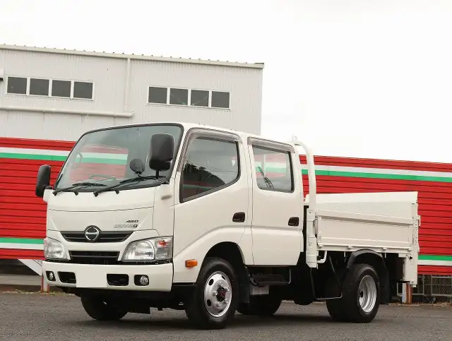 日野 デュトロ 小型 平ボディ Wキャブ パワーゲート の中古トラック【車両No.182397】