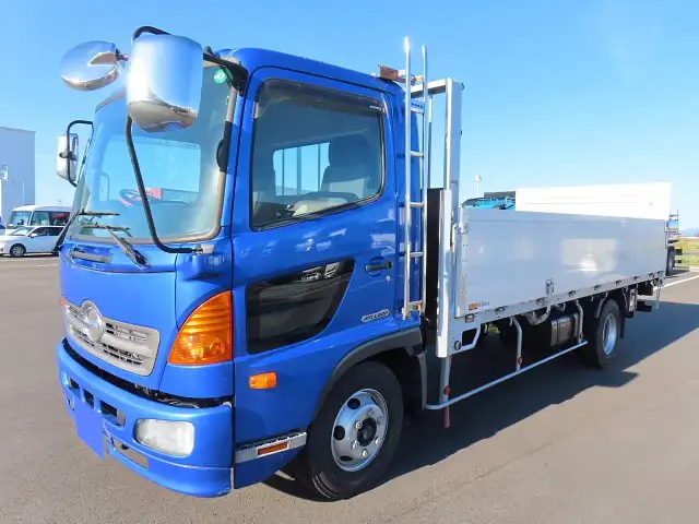 日野 レンジャー 中型/増トン 平ボディ パワーゲート 床鉄板 の中古トラック【車両No.182453】