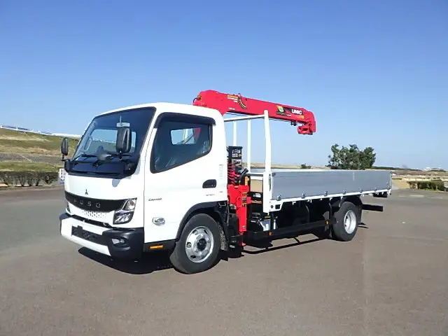 三菱 キャンター 小型 クレーン付 アルミブロック 4段 の中古トラック【車両No.182516】