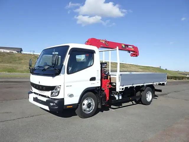 三菱 キャンター 小型 クレーン付 アルミブロック 4段 の中古トラック【車両No.182554】