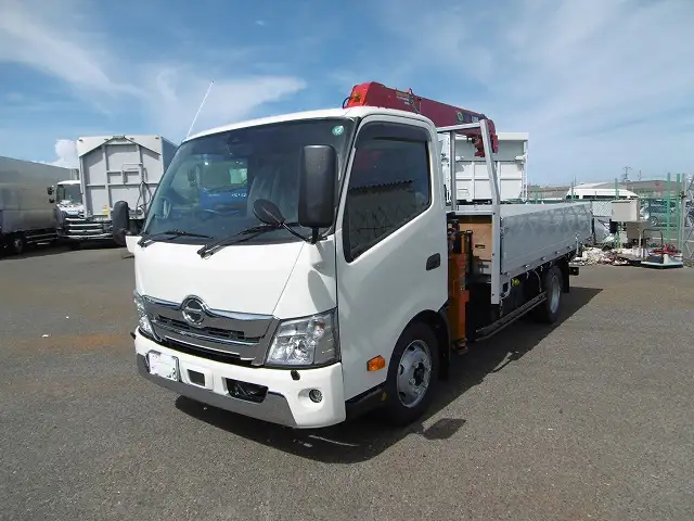 日野 デュトロ 小型 クレーン付 アルミブロック 4段 の中古トラック【車両No.182512】