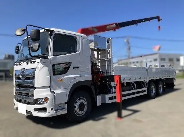 日野 プロフィア 大型 クレーン付 アルミブロック 4段 の中古トラック【車両No.182572】