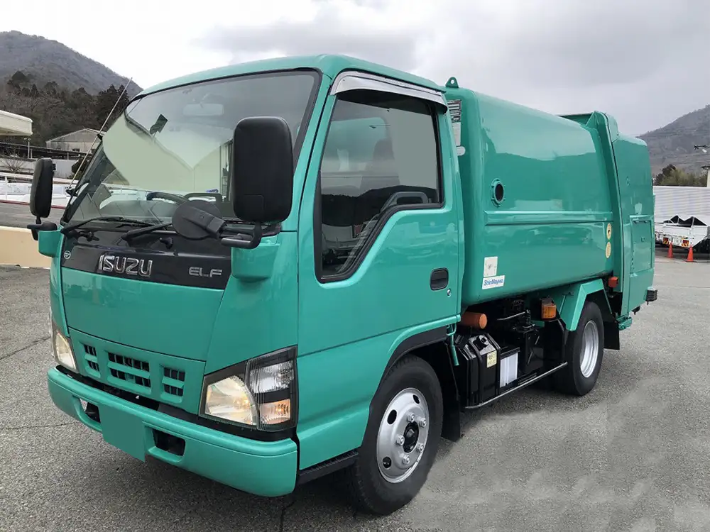 いすゞ エルフ 小型 パッカー車 巻き込み式 回転ダンプ式 の中古トラック【車両No.182587】