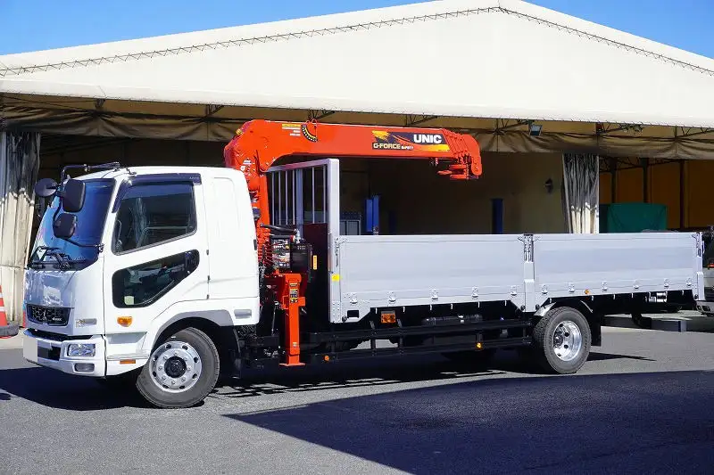 三菱 ファイター 中型/増トン クレーン付 アルミブロック 5段 の中古トラック【車両No.182710】