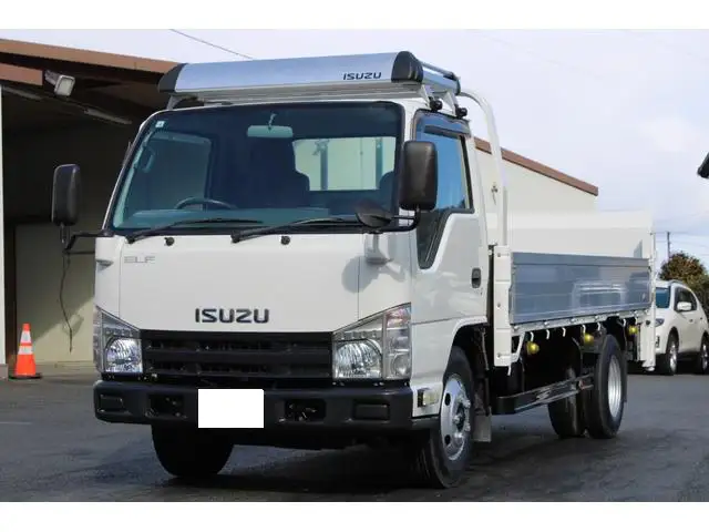 いすゞ エルフ 小型 平ボディ パワーゲート アルミブロック の中古トラック【車両No.182835】