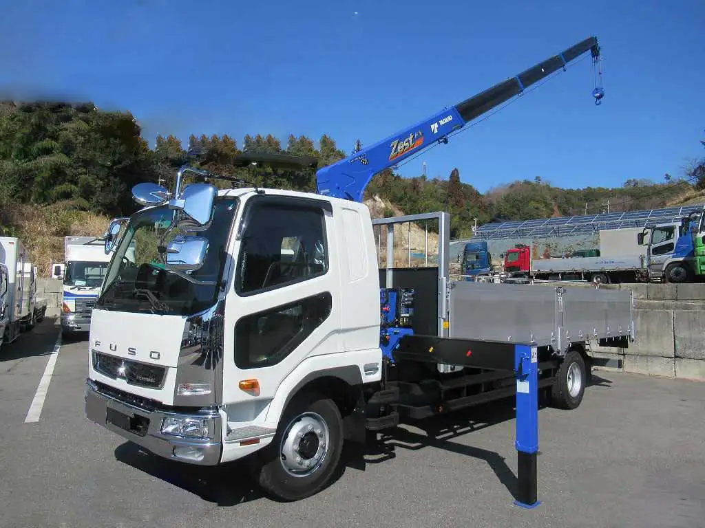 三菱 ファイター 中型/増トン クレーン付 アルミブロック 4段 の中古トラック【車両No.182778】