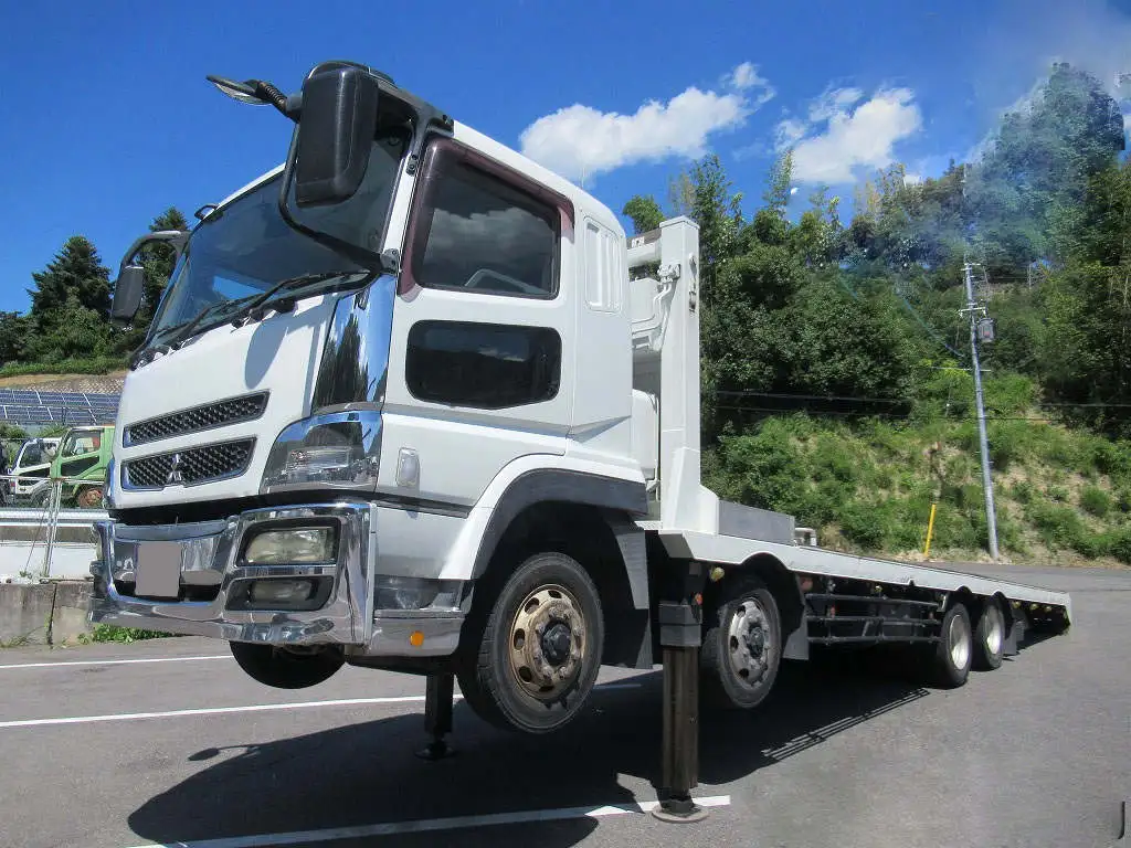 三菱 スーパーグレート 大型 車両重機運搬 ラジコン ウインチ の中古トラック【車両No.182828】
