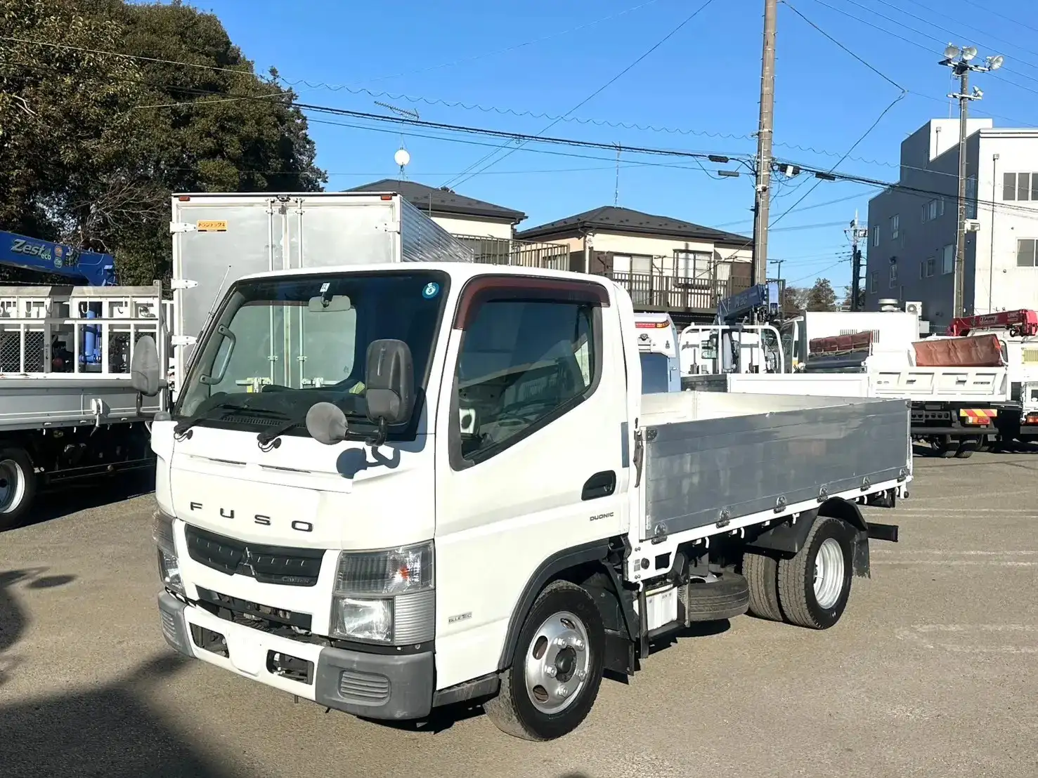 三菱 キャンター 小型 平ボディ アルミブロック SKG-FBA20 の中古トラック【車両No.182923】