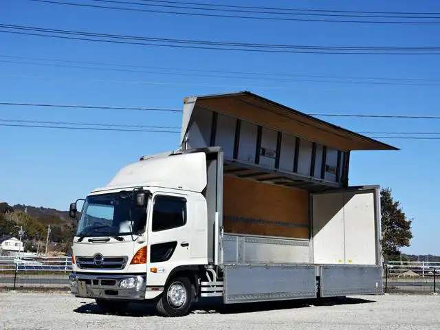 日野 レンジャー 中型/増トン ウイング 床鉄板 エアサス の中古トラック【車両No.182966】