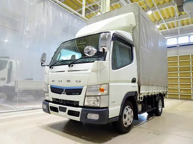 三菱 キャンター 小型 平ボディ 幌 2RG-FBA20 の中古トラック【車両No.183129】