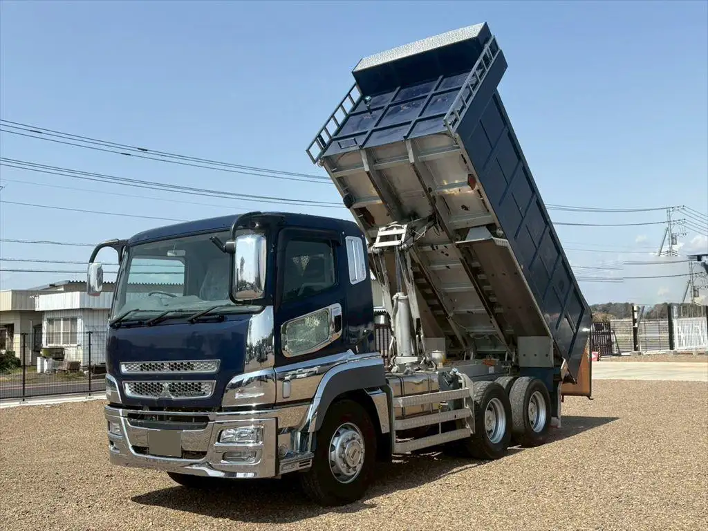 三菱 スーパーグレート 大型 ダンプ 土砂禁 ベッド の中古トラック【車両No.183221】