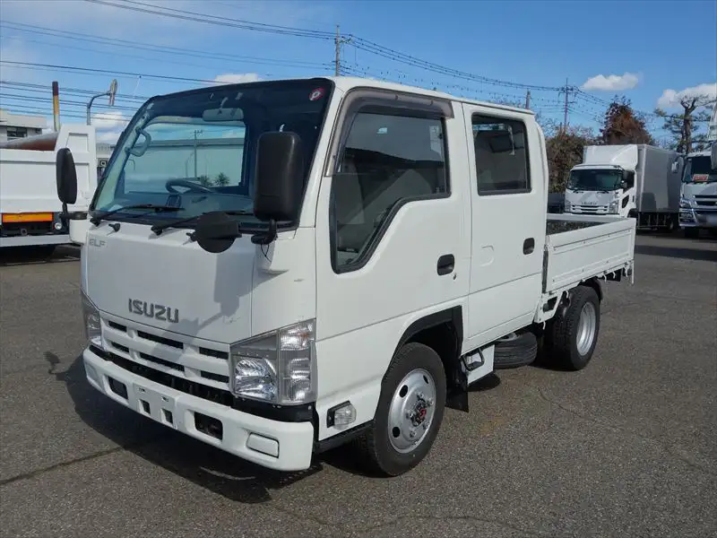 いすゞ エルフ 小型 平ボディ Wキャブ TKG-NHS85A の中古トラック【車両No.183144】