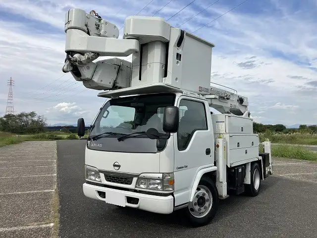 日産 アトラス 小型 高所・建柱車 高所作業車 電工仕様 の中古トラック【車両No.183346】