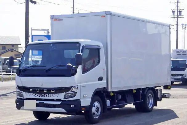 三菱 キャンター 小型 アルミバン パワーゲート 3枚観音 の中古トラック【車両No.183361】