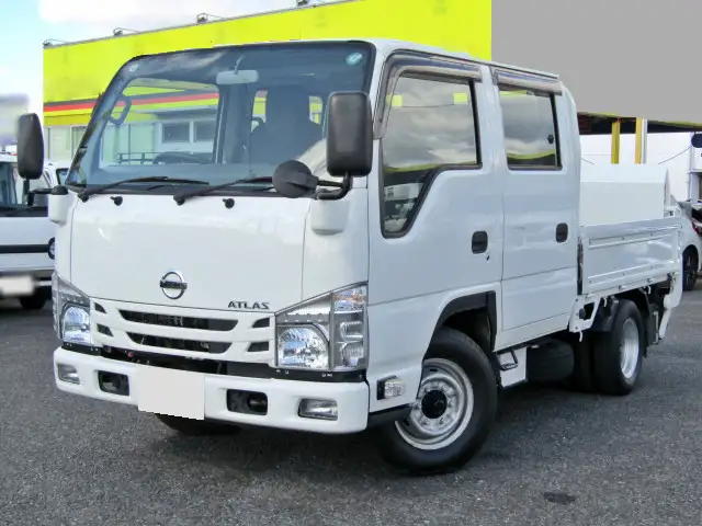 日産 アトラス 小型 平ボディ Wキャブ パワーゲート の中古トラック【車両No.183365】