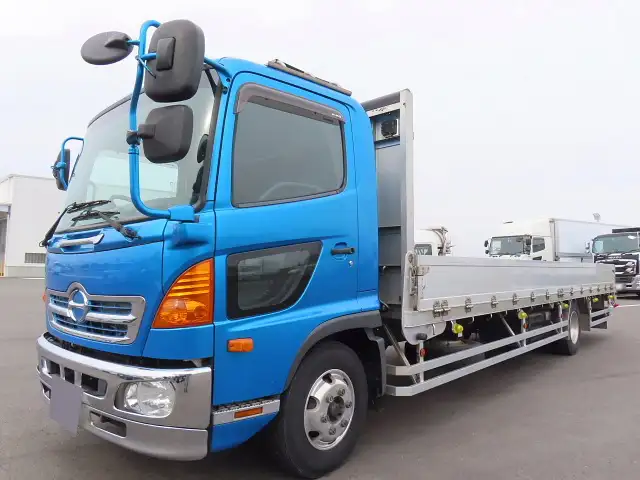 日野 レンジャー 中型/増トン 平ボディ 床鉄板 アルミブロック の中古トラック【車両No.183321】