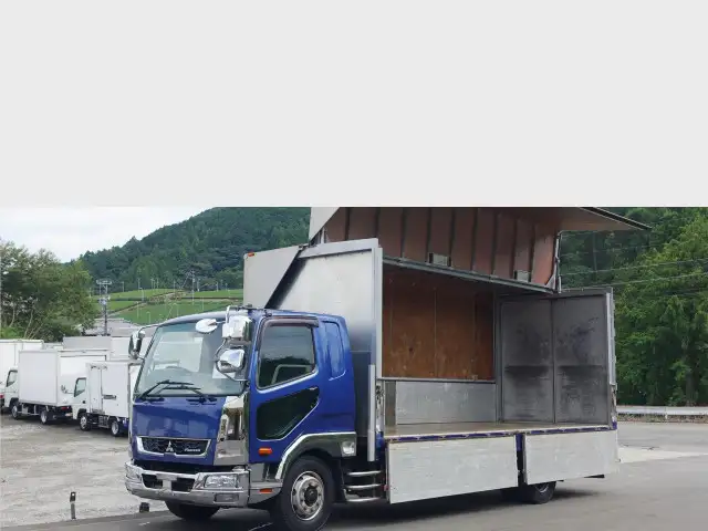 三菱 ファイター 中型/増トン ウイング 床鉄板 ベッド の中古トラック【車両No.183349】