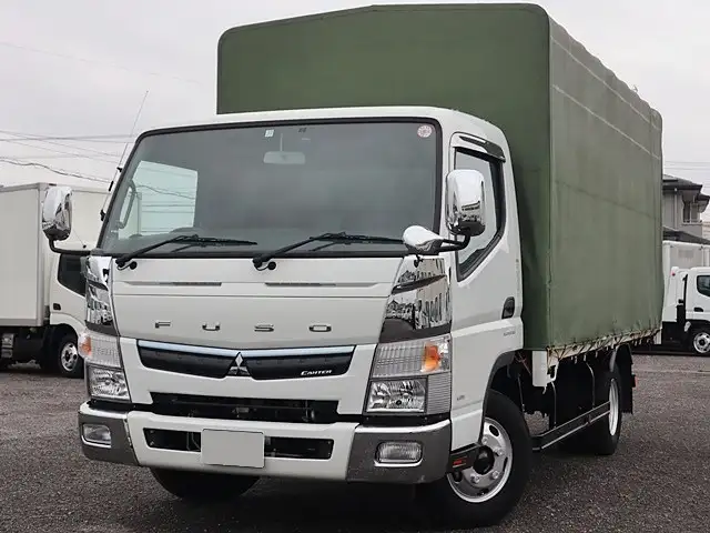 三菱 キャンター 小型 平ボディ 幌 TPG-FEB50 の中古トラック【車両No.183514】