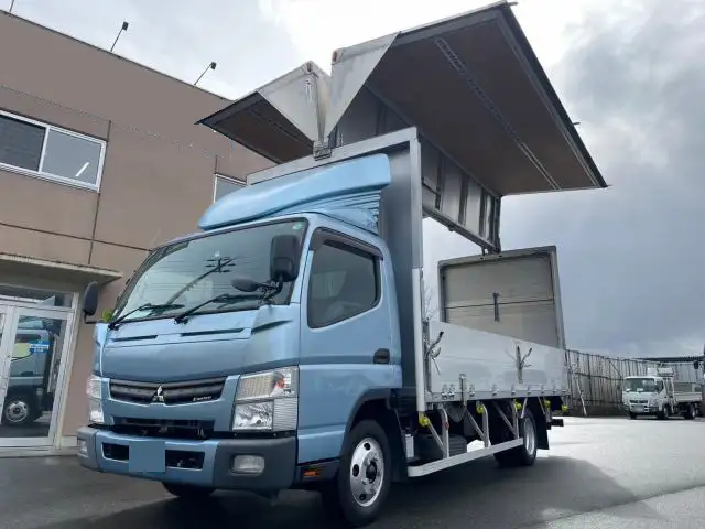 三菱 キャンター 小型 ウイング パワーゲート TKG-FEB50 の中古トラック【車両No.183517】