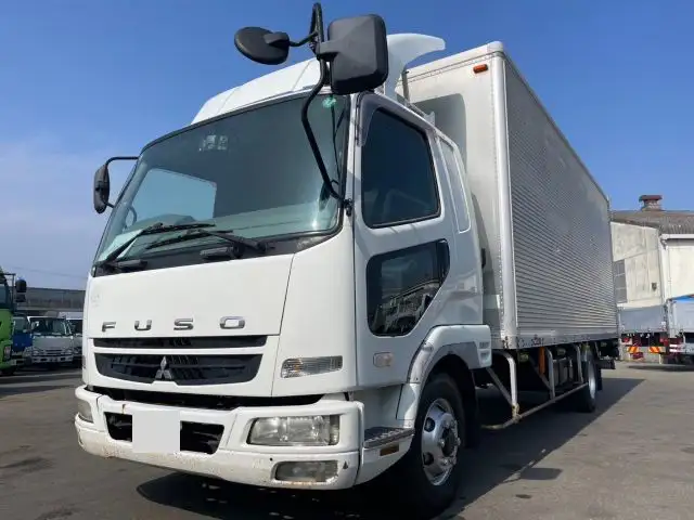 三菱 ファイター 中型/増トン アルミバン パワーゲート ベッド の中古トラック【車両No.183206】
