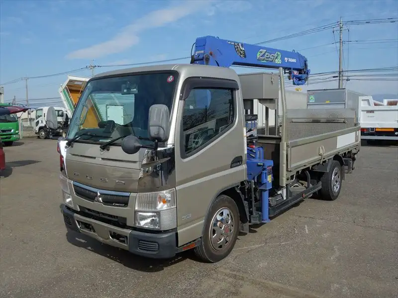 三菱 キャンター 小型 クレーン付 パワーゲート 4段 の中古トラック【車両No.183596】