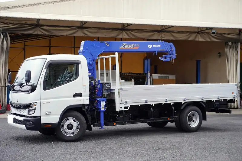 三菱 キャンター 小型 クレーン付 アルミブロック 4段 の中古トラック【車両No.183626】