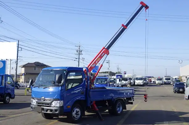 トヨタ トヨエース 小型 クレーン付 横置簡易クレーン 床鉄板 の中古トラック【車両No.183755】