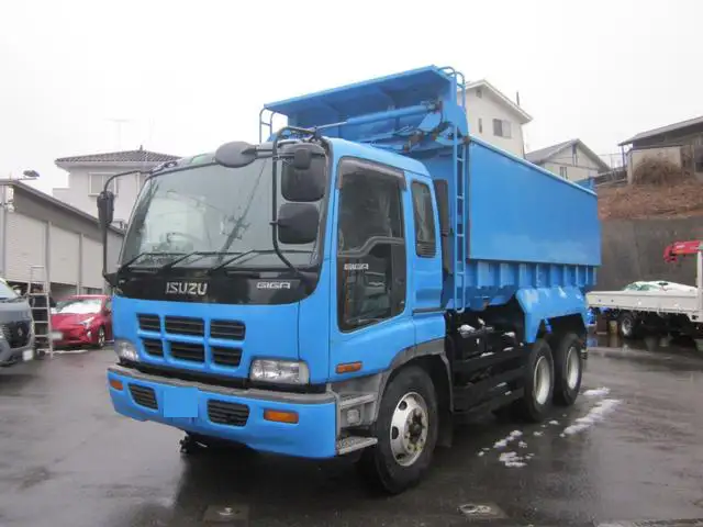 いすゞ ギガ 大型 ダンプ 土砂禁 天蓋付き の中古トラック【車両No.183710】