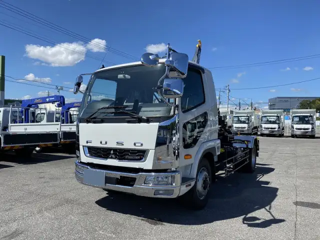三菱 ファイター 中型/増トン アームロール ツインホイスト ベッド の中古トラック【車両No.183713】