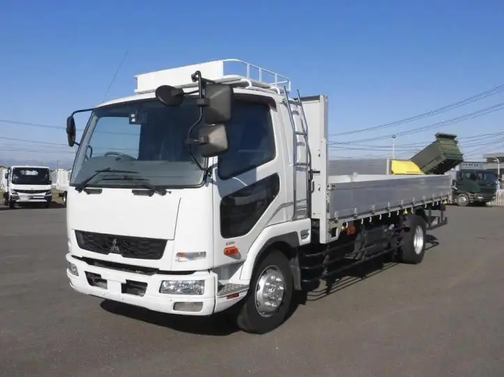 三菱 ファイター 中型/増トン 平ボディ アルミブロック ベッド の中古トラック【車両No.183680】