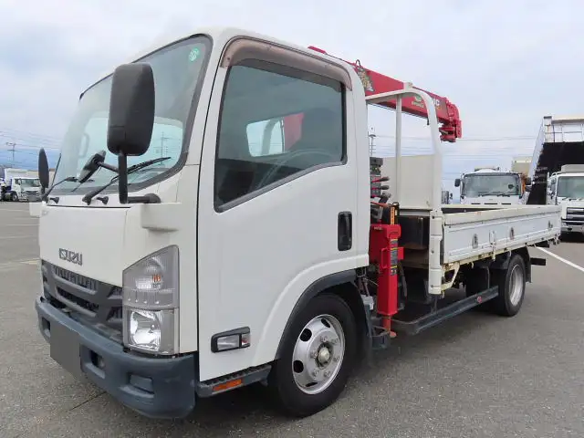 いすゞ エルフ 小型 クレーン付 4段 ラジコン の中古トラック【車両No.183757】