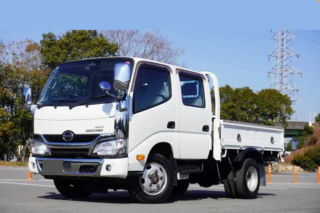 日野 デュトロ 小型 平ボディ Wキャブ 床鉄板 の中古トラック【車両No.183703】