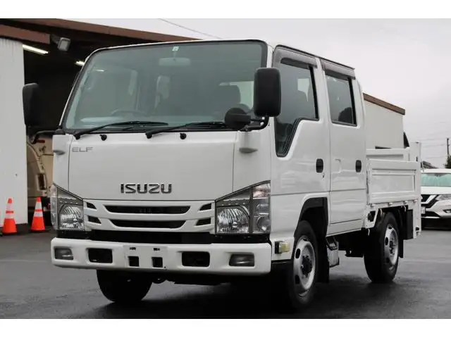 いすゞ エルフ 小型 平ボディ Wキャブ パワーゲート の中古トラック【車両No.183668】