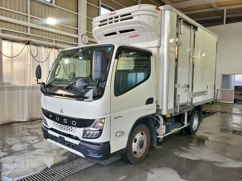 三菱 キャンター 小型 冷凍冷蔵 低温 床アルミ の中古トラック【車両No.183679】