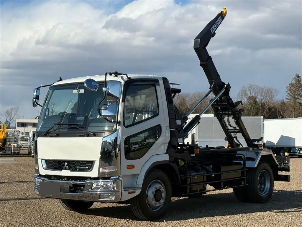 三菱 ファイター 中型/増トン アームロール ツインホイスト 2KG-FK72FZ の中古トラック【車両No.183841】