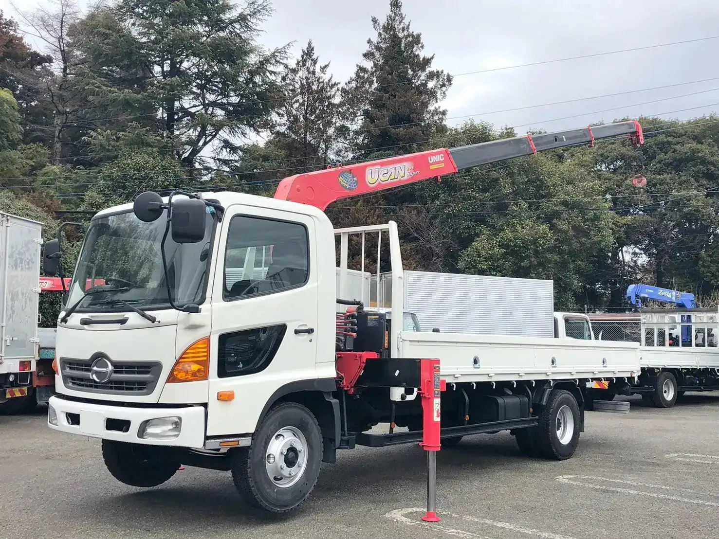 日野 レンジャー 中型/増トン クレーン付 4段 ラジコン の中古トラック【車両No.183821】