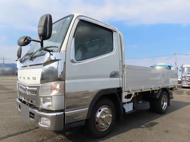 三菱 キャンター 小型 平ボディ 床鉄板 アルミブロック の中古トラック【車両No.183791】
