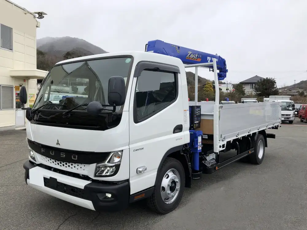 三菱 キャンター 小型 クレーン付 アルミブロック 4段 の中古トラック【車両No.183881】