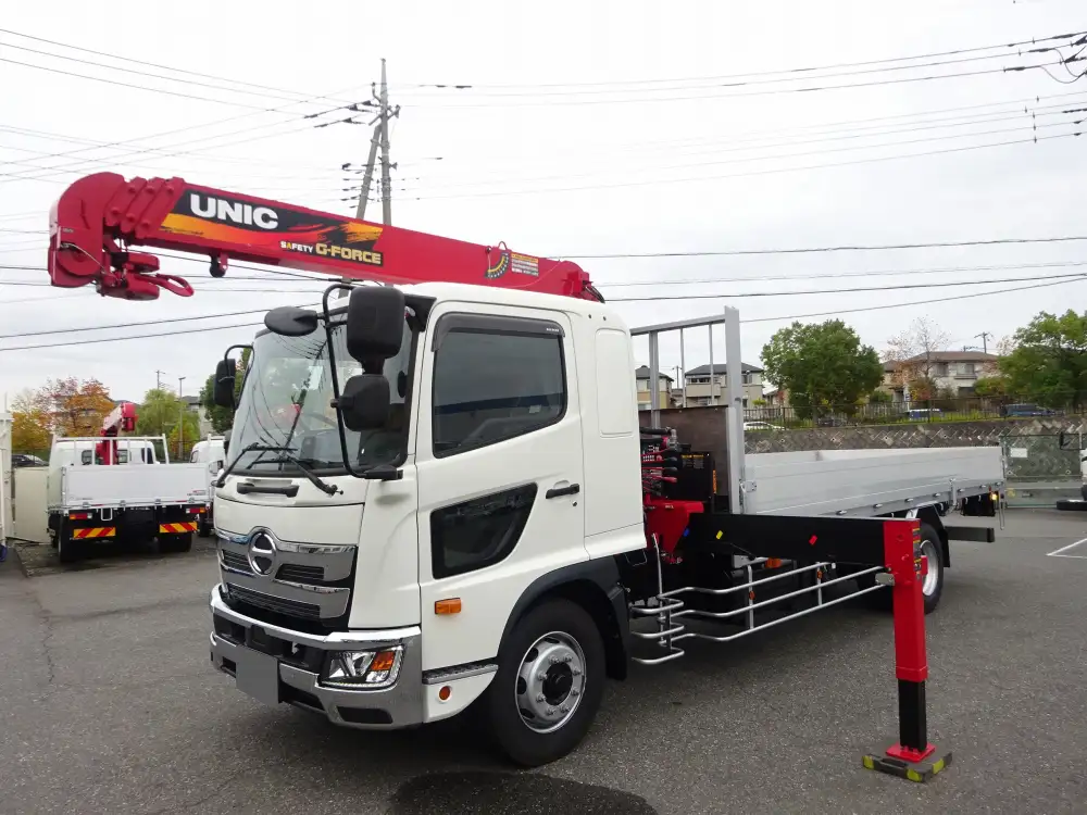 日野 レンジャー 中型/増トン クレーン付 アルミブロック 4段 の中古トラック【車両No.183889】