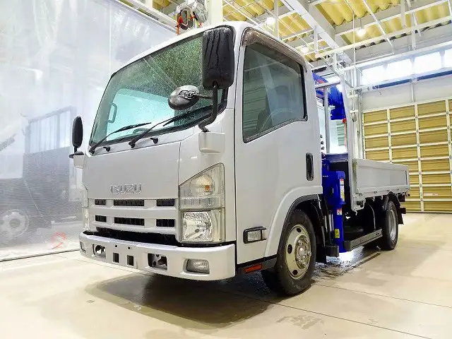 いすゞ エルフ 小型 クレーン付 4段 ラジコン の中古トラック【車両No.184013】
