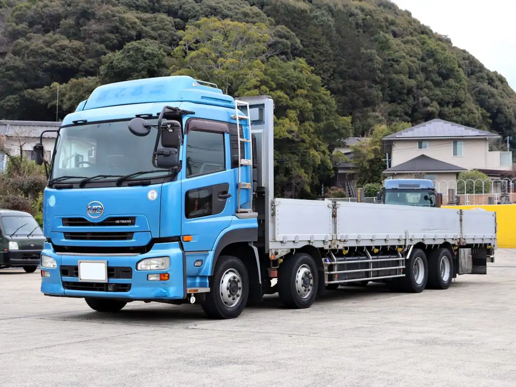 日産UD クオン 大型 平ボディ アルミブロック エアサス の中古トラック【車両No.184132】