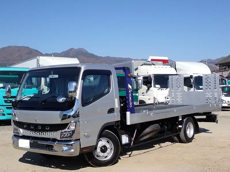 三菱 キャンター 小型 車両重機運搬 ラジコン ウインチ の中古トラック【車両No.184137】