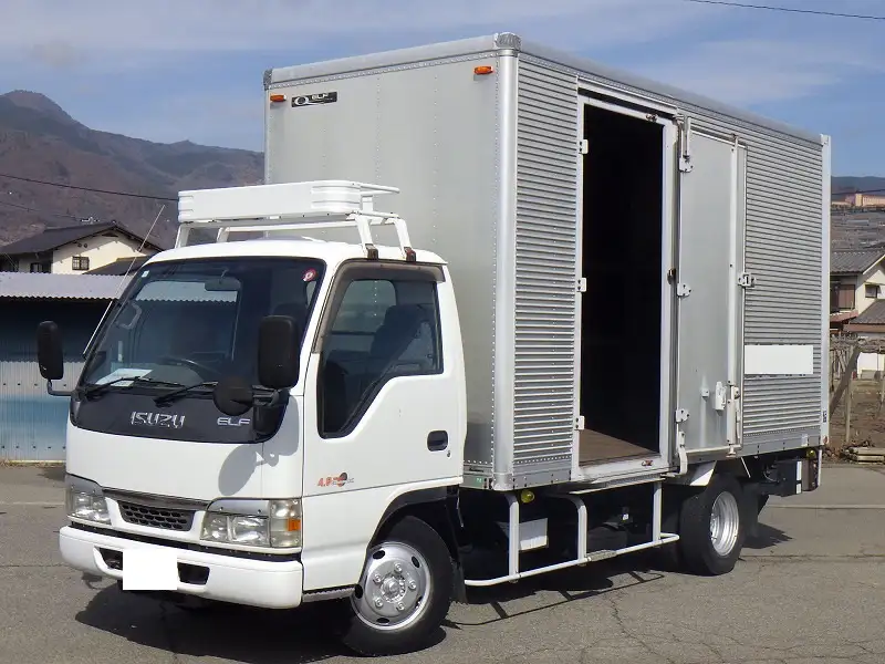 いすゞ エルフ 小型 アルミバン パワーゲート サイドドア の中古トラック【車両No.184139】